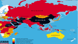 Mapa izvještaja Reportera bez granica