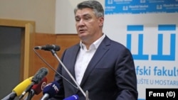 Hrvatski predsjednik tokom posjete Sveučilištu u Mostaru 