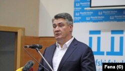 Hrvatski predsjednik Zoran Milanović tokom posjete Mostaru