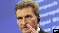 Єврокомісар з енергетики Ґюнтер Еттінґер