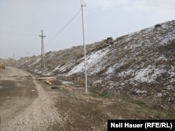 A töltés Jeraszkban, 2021. januárjában