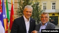 Stjepan Mesić i Boris Tadić u Novom Sadu u junu ove godine