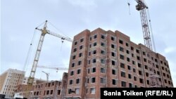 Көппәтерлі тұрғын үй құрылысы. Көрнекі сурет.