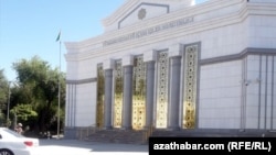 Здание МВД Туркменистана. Июль 2021 года