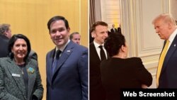 Встречи Саломе Зурабишвили с Марко Рубио, Эммануэлем Макроном и Дональдом Трампом