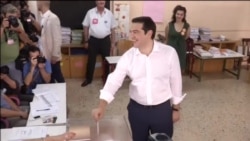 Aleksis Cipras na biralištu