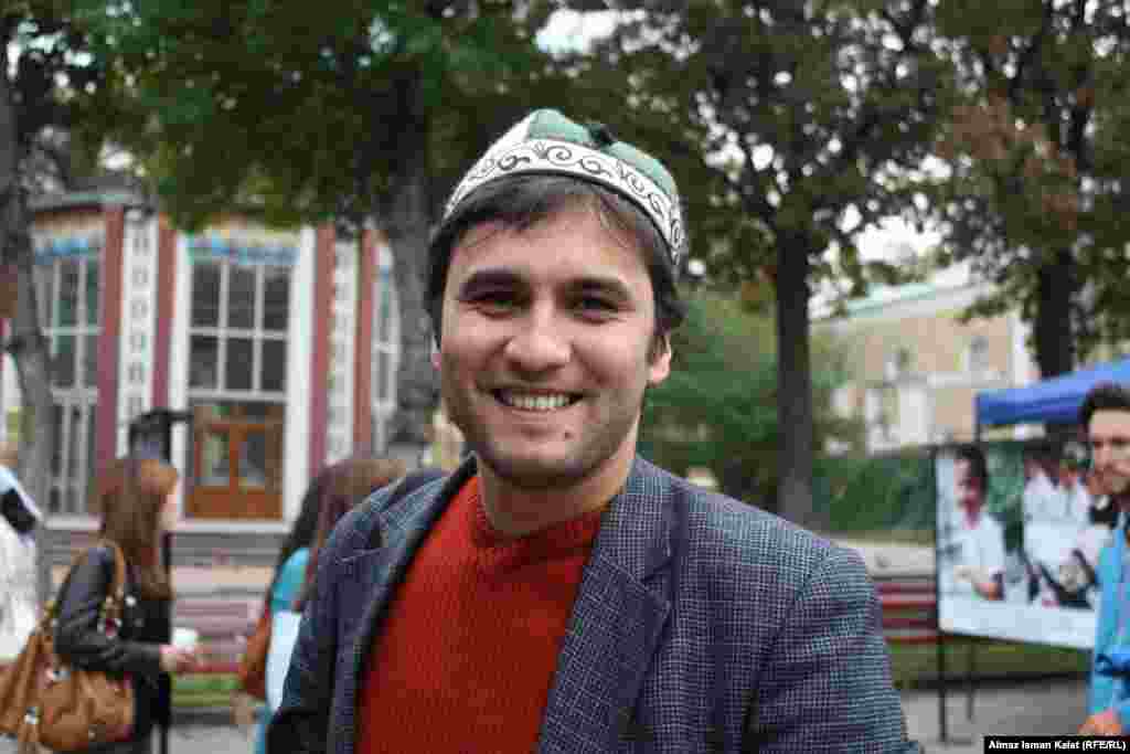 Наш гость Тимур из Худжанда, Таджикистан.