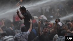 Разгон акции протеста в Ереване