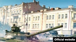 Війська техніка на Хрещатику (архівне фото)