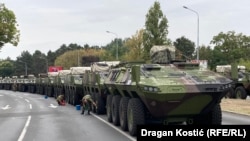 Подготовки за воената парада „Силата на единството“ во Белград, 11 септември 2025 година