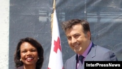 Američki državni sekretar Condoleezza Rice i gruzijski predsjednik Mikheil Saakashvili.