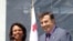 Američki državni sekretar Condoleezza Rice i gruzijski predsjednik Mikheil Saakashvili.