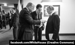 Президент США Дональд Трамп і очільник РФ Володимир Путін. Анкоридж, Аляска, США, 15 серпня 2025 року