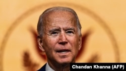 Președintele ales al Statelor Unite, democratul Joe Biden, noiembrie 2020.