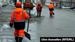 Москвадагы мигранттар. Архивдик сүрөт. 