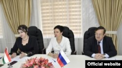 Совместная пресс-конференция по итогам переговоров делегаций Таджикистана и РФ по вопросам миграции. Душанбе, 21 апреля 2021 года