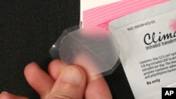 یک برچسب پوستی حاوی دوز پایین استروژن