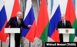 Putin and Lukashenka also announced plans to form a “common defense space,” but they did not give details or a timeline