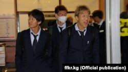 Жапониянын курама командасынын футболчулары. 