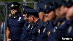 Полицейские в Грузии. 