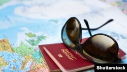 Orosz útlevél Európa térképén. 2016. július 21. 