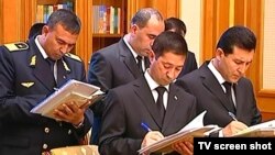 Заседание правительства Туркменистана (из архива) 