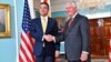 Средба на министерот за надворешни работи Никола Димитров со Државниот секретар на САД, Рекс Тилерсон.