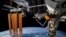 The Nauka science module docks with the International Space Station on July 29.