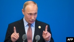 Володимир Путін на прес-конференції 15 травня 2017 року не помітив успіху «Євробачення» в Києві