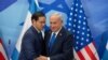 Sekretari amerikan i Shtetit, Marco Rubio, dhe kryeministri izraelit, Benjamin Netanyahu, në Jerusalem, Izrael, 16 shkurt.