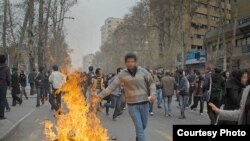 تظاهرات در روز عاشورا در تهران 