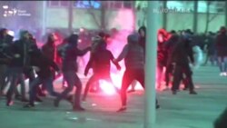 Бійки, фаєри і смерть поліцейського. Як росіяни підтримували «Спартак» перед матчем в Більбао (відео)