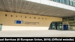 Ulaz u zgradu Evropske komisije u Briselu, 19. februar 2016.