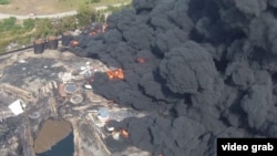 Пожежа на нафтобазі під Києвом 