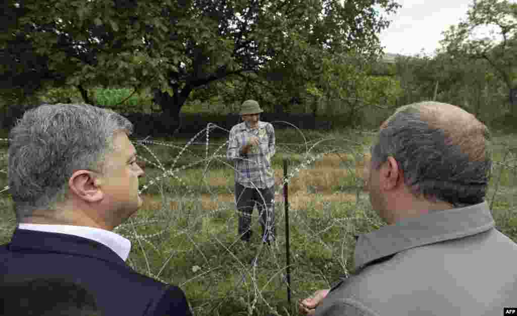 19 июля 2017 года. Дата Ванишвили и президенты Украины и Грузии &ndash; Пётр Порошенко и Георгий Маргвелашвили.