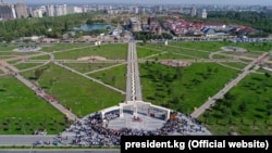 Вид сверху на парк во время открытия. 30 августа 2019 года.