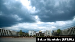 Бишкек шаары. Иллюстрациялык сүрөт.