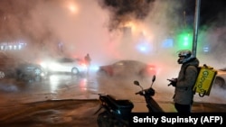 Прорив тепломережі біля ТРЦ Ocean Plaza в Києві, 13 січня 2020 року