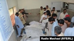 د کوټې د ښځینه پوهنتون د زده کوونکو مړي چې د خالي پر ورځ په چاودنه کې ووژل شوې.