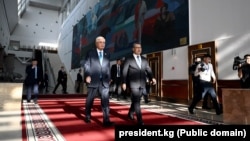 Касым-Жомарт Токаев и Садыр Жапаров. Бишкек, 22 августа 2025 года 