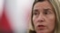 EU diplomatic chief Federica Mogherini