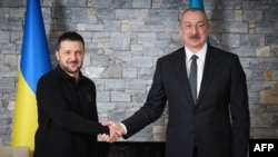 Встреча президентов Украины и Азербайджана Владимира Зеленского и Ильгама Алиева, Давос, Швейцария, 22 января 2025 года