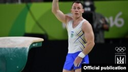 Гимнаст Игорь Радивилов во время Олимпиады в Рио