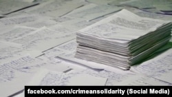 Обращения к властям РФ с 6,5 тысячами подписей в поддержку крымчанок Эсмы Ниметулаевой, Насибы Саидовой, Эльвизы Алиевой и Февзие Османовой, которых ФСБ обвиняет в терроризме