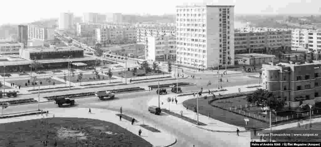 Un cartier din orașul Galați, in 1968. &nbsp;