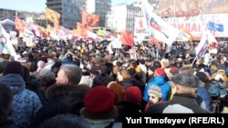 Митинг "За честные выборы". Москва, Новый Арбат, 10 марта 2012года