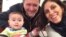 Iranian-British aid worker Nazanin Zaghari-Ratcliffe (right) with her husband, Richard Ratcliffe, and daughter Gabriella in an image released in 2016