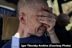 Ігор Тітовський після повернення з полону