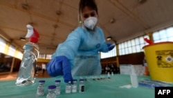 Pripreme za vakcinaciju protiv korona virusa u Zagrebu, februar 2021. 