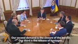 Petro Poroșenko despre situația din Ucraina de est